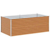 Vidaxl verhoogde plantenbak licht bruin 195 x 100 x 68 cm - afbeelding 2