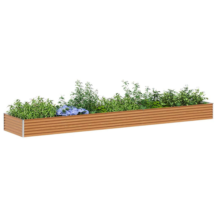 Vidaxl verhoogde plantenbak licht bruin 485 x 100 x 36 cm