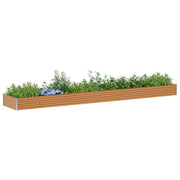 Vidaxl verhoogde plantenbak licht bruin 582 x 100 x 36 cm - afbeelding 3