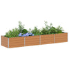 Vidaxl verhoogde plantenbak licht bruin 320 x 80 x 45 cm