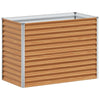 Vidaxl verhoogde plantenbak 98 x 50 x 68 cm gegalvaniseerd staal