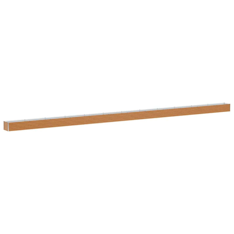 Vidaxl verhoogde plantenbak licht bruin 1164 x 50 x 36 cm