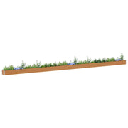 Vidaxl verhoogde plantenbak licht bruin 1164 x 50 x 36 cm - afbeelding 3
