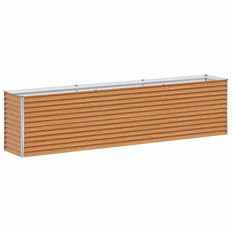 Vidaxl verhoogde plantenbak licht bruin 290 x 50 x 68 cm