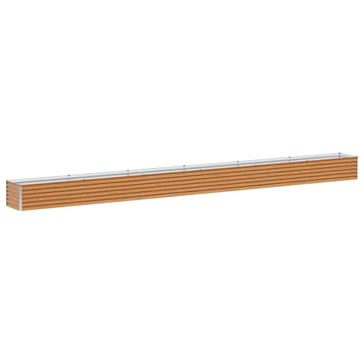 Vidaxl verhoogde plantenbak licht bruin 582 x 50 x 36 cm