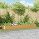 Vidaxl verhoogde plantenbak licht bruin 390 x 50 x 36 cm