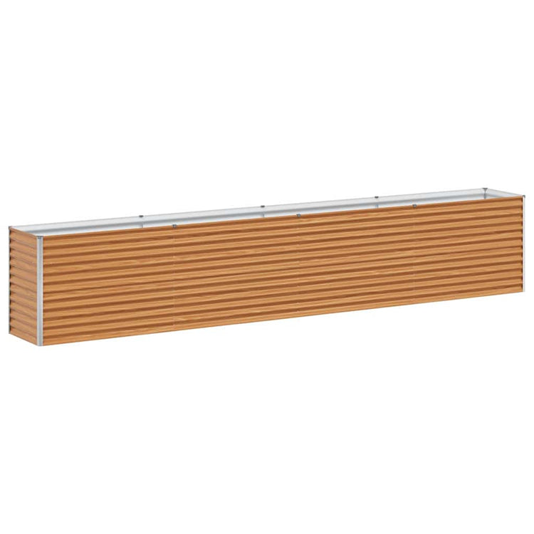 Vidaxl verhoogde plantenbak licht bruin 390 x 50 x 68 cm