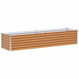Vidaxl verhoogde plantenbak licht bruin 195 x 50 x 36 cm - afbeelding 2
