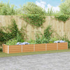 Vidaxl verhoogde plantenbak licht bruin 400 x 80 x 45 cm