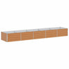 Vidaxl verhoogde plantenbak licht bruin 400 x 80 x 45 cm