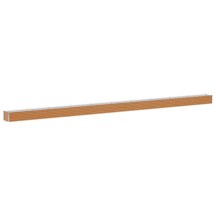 Vidaxl verhoogde plantenbak licht bruin 970 x 50 x 36 cm