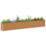 Vidaxl verhoogde plantenbak licht bruin 485 x 50 x 68 cm - afbeelding 3