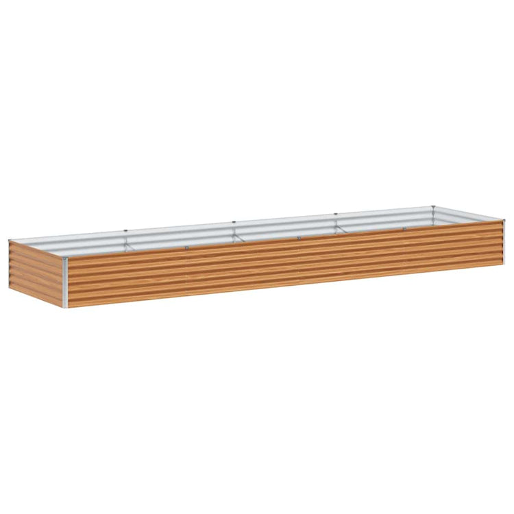 Vidaxl verhoogde plantenbak licht bruin 390 x 100 x 36 cm