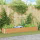 Vidaxl verhoogde plantenbak licht bruin 290 x 50 x 36 cm