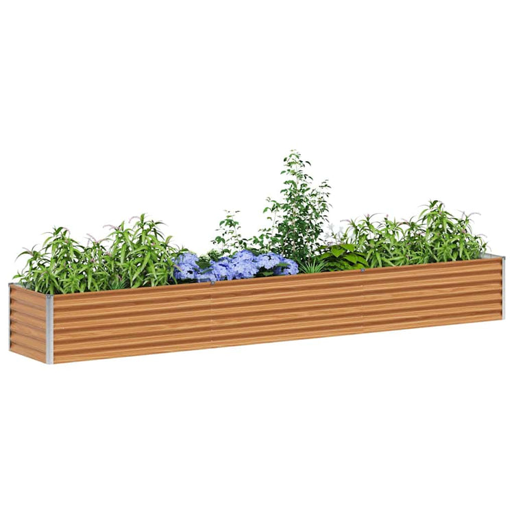 Vidaxl verhoogde plantenbak licht bruin 290 x 50 x 36 cm