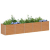 Vidaxl verhoogde plantenbak licht bruin 400 x 80 x 77 cm