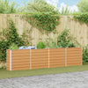 Vidaxl verhoogde plantenbak licht bruin 320 x 40 x 77 cm