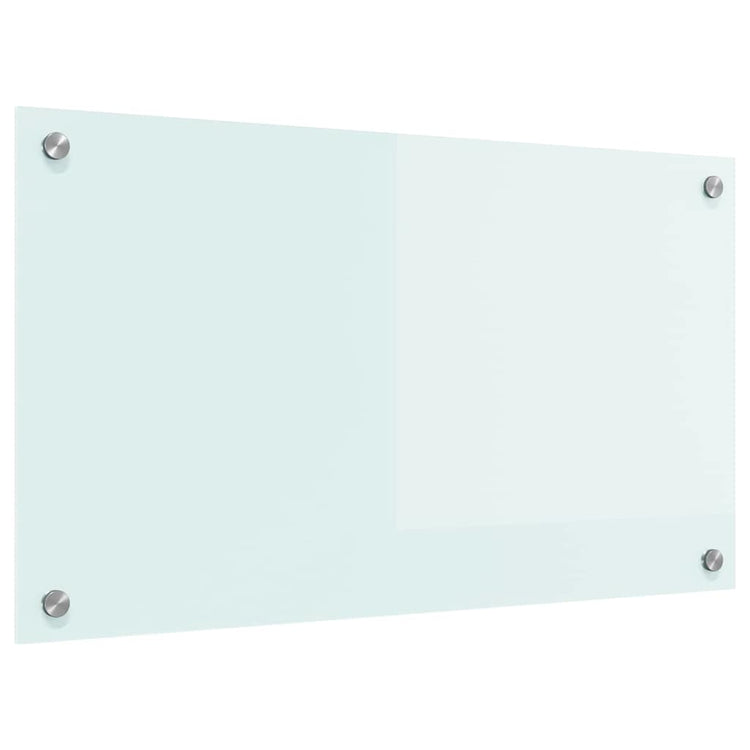 Vidaxl keukenachterwand melk 70 x 40 cm gehard glas