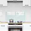 Vidaxl keuken achterwand wit 80 x 40 cm gehard glas
