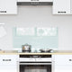 Vidaxl keukenachterwand melk 80 x 40 cm gehard glas