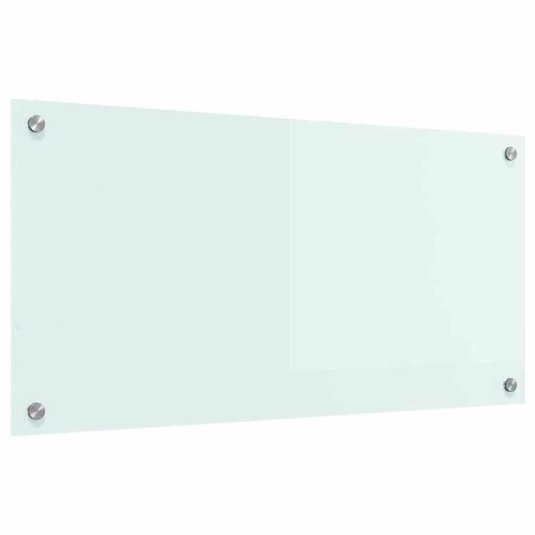 Vidaxl keukenachterwand melk 80 x 40 cm gehard glas