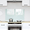 Vidaxl keuken achterwand wit 80 x 50 cm gehard glas
