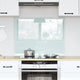 Vidaxl keukenachterwand melk 80 x 60 cm gehard glas