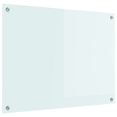 Vidaxl keukenachterwand melk 80 x 60 cm gehard glas