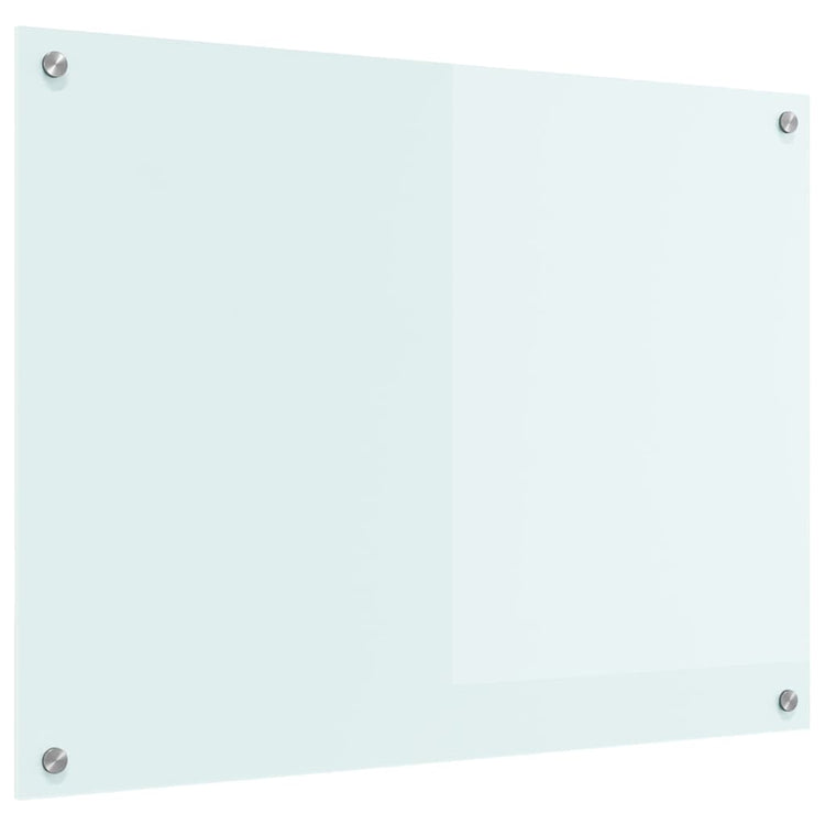 Vidaxl keukenachterwand melk 80 x 60 cm gehard glas