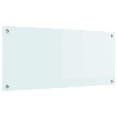 Vidaxl keukenachterwand melk 90 x 40 cm gehard glas