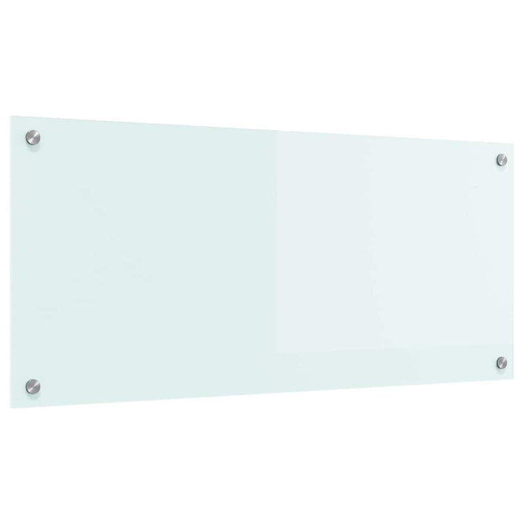 Vidaxl keukenachterwand melk 90 x 40 cm gehard glas