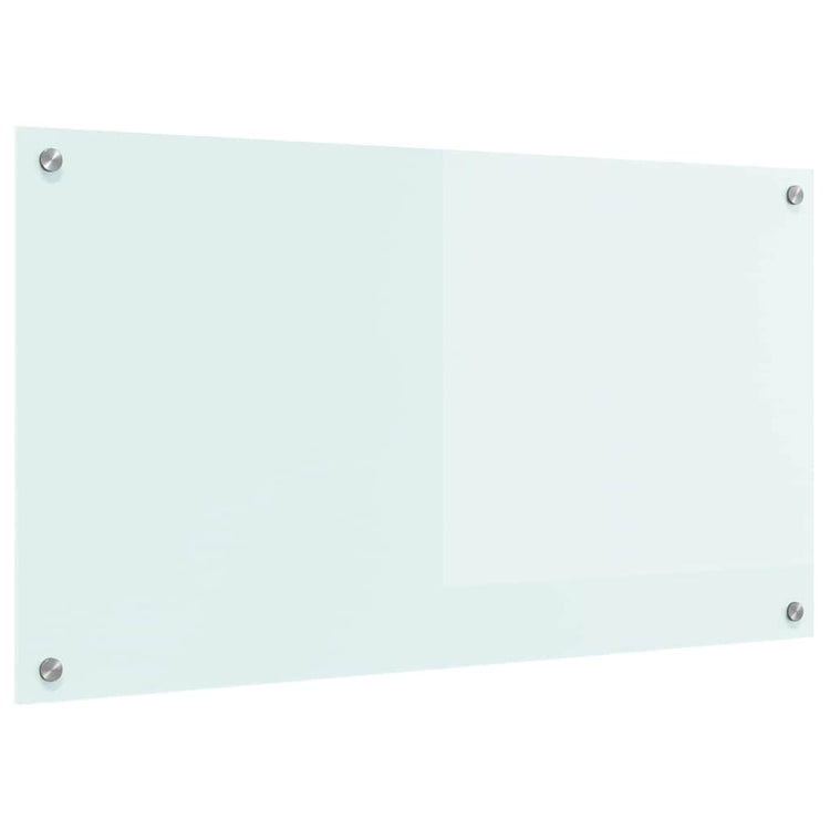 Vidaxl keukenachterwand melk 90 x 50 cm gehard glas