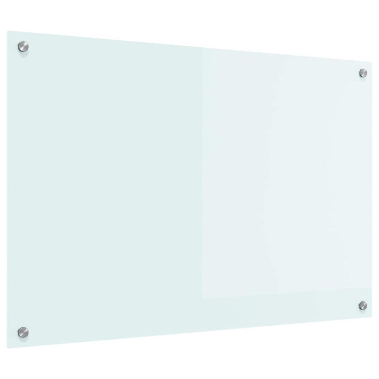 Vidaxl keukenachterwand melk 90 x 60 cm gehard glas