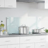 Vidaxl keuken achterwand wit 100 x 40 cm gehard glas