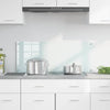 Vidaxl keuken achterwand wit 100 x 40 cm gehard glas