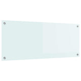 Vidaxl keukenachterwand melk 100 x 40 cm gehard glas - afbeelding 2