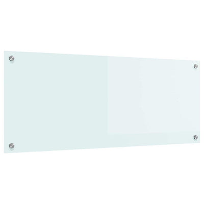 Vidaxl keukenachterwand melk 100 x 40 cm gehard glas