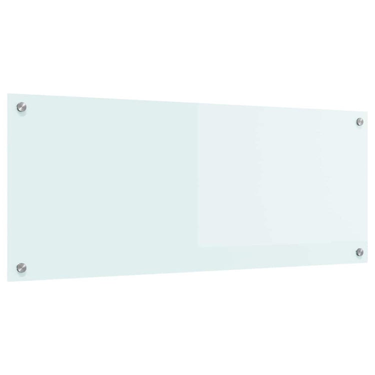 Vidaxl keukenachterwand melk 100 x 40 cm gehard glas