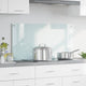 Vidaxl keukenachterwand melk 100 x 50 cm gehard glas