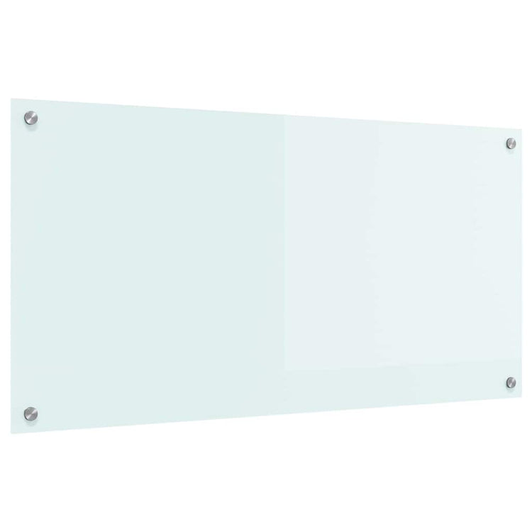 Vidaxl keukenachterwand melk 100 x 50 cm gehard glas