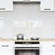 Vidaxl keukenachterwand transparant 70 x 40 cm gehard glas