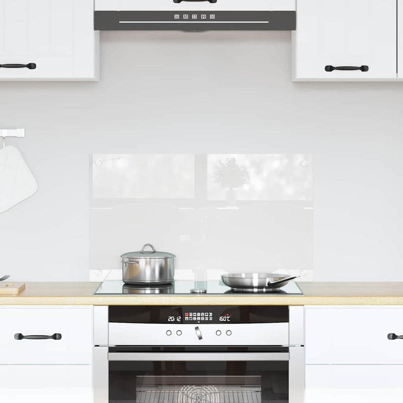 Vidaxl keuken achterwand doorzichtig 70 x 40 cm gehard glas