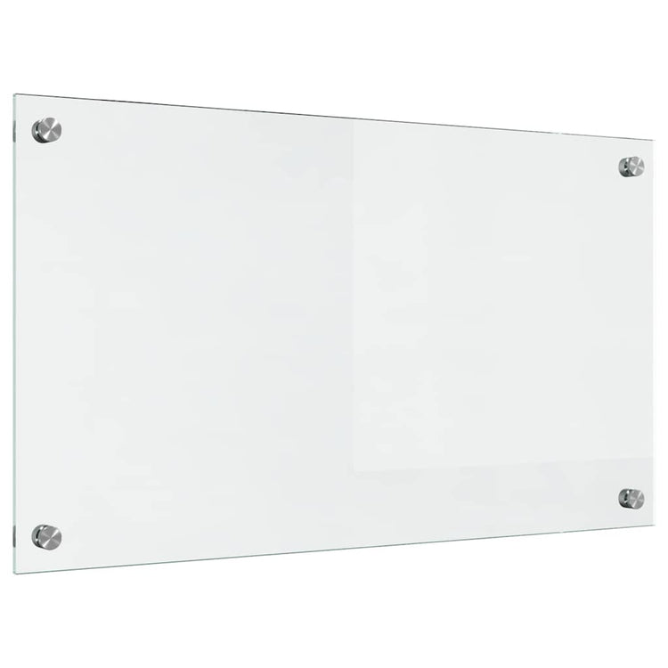 Vidaxl keukenachterwand transparant 70 x 40 cm gehard glas