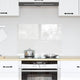 Vidaxl keukenachterwand transparant 70 x 50 cm gehard glas