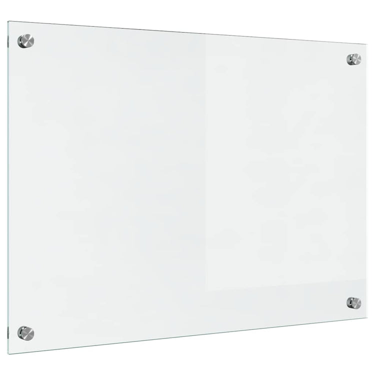 Vidaxl keukenachterwand transparant 70 x 50 cm gehard glas