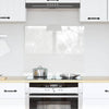 Vidaxl keuken achterwand doorzichtig 70 x 60 cm gehard glas