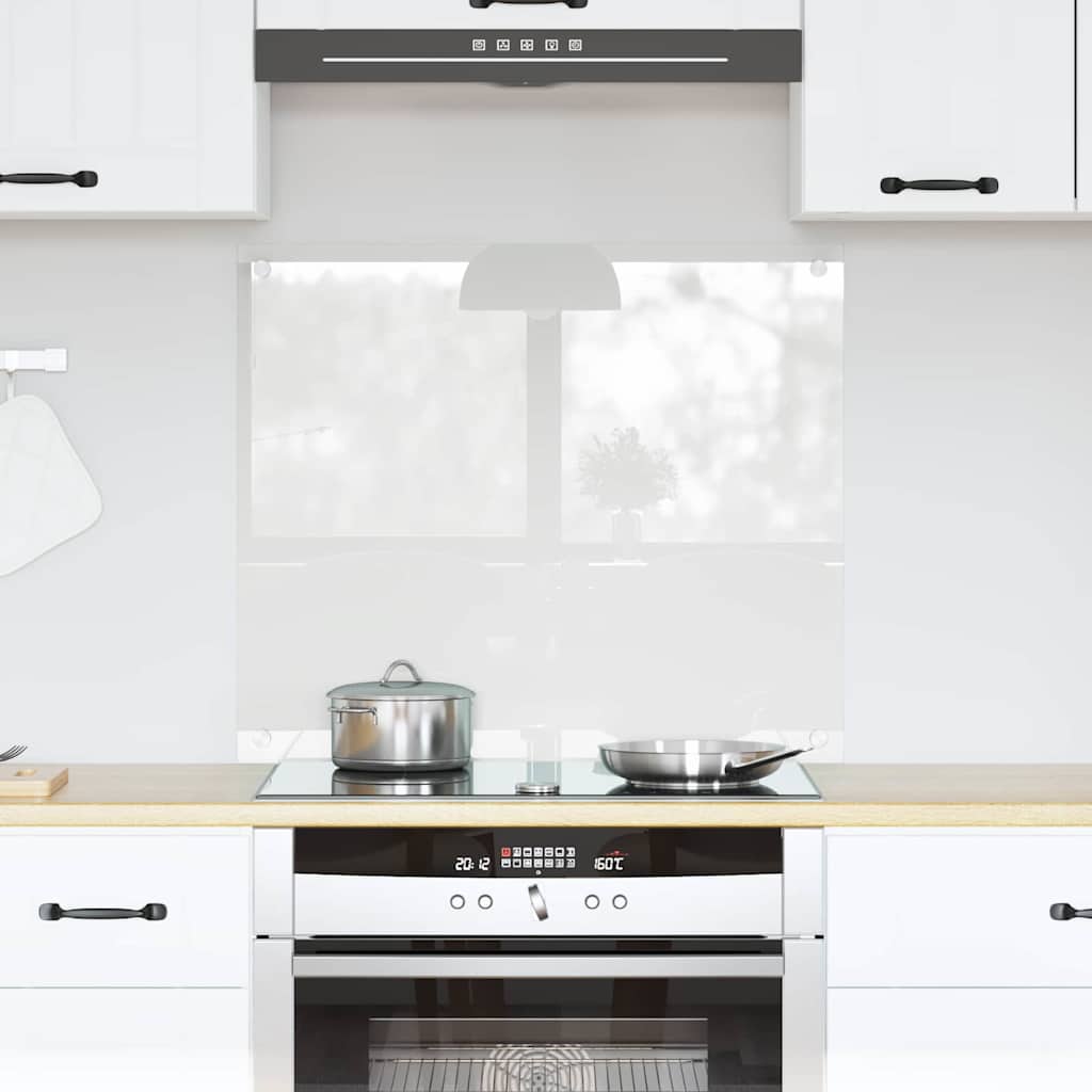 Vidaxl keukenachterwand transparant 70 x 60 cm gehard glas