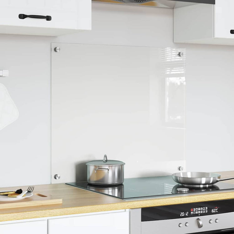 Vidaxl keukenachterwand transparant 70 x 60 cm gehard glas