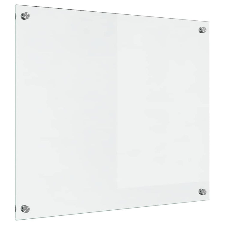 Vidaxl keukenachterwand transparant 70 x 60 cm gehard glas