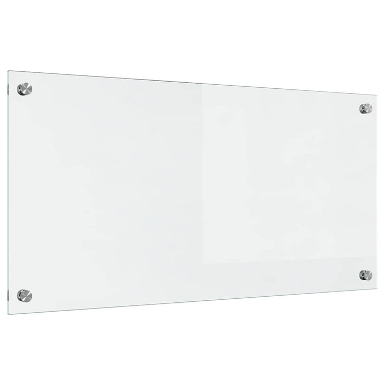 Vidaxl keukenachterwand transparant 80 x 40 cm gehard glas